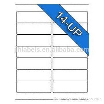 14 UP ,5162 Laser Labels, Mailing,1-1/3"X4", 1400/Bag, White